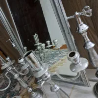 آینه و شمعدان|آینه|محمدیه-قزوین, |دیوار