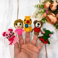 عروسک انگشتی بافتنی