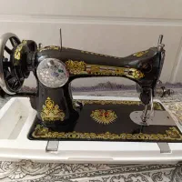 سلام یک چرخ خیاطی سالم با جعبه زیر ش|چرخ خیاطی و ریسندگی|شیراز, احمدآباد|دیوار