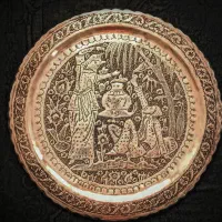 سینی ،گلدان ،ظروف فلزی