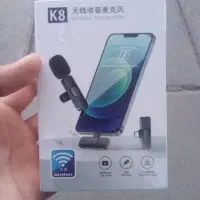 میکروفون بی‌سیم K8 آکبند  مناسب تولید محتوا بلاگری