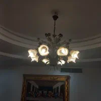 دو عدد لوستر ۵ و۸ شعله|لوستر و چراغ آویز|تهران, سازمان آب|دیوار