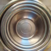 آبکش و لگن استیل گرد|ظروف پخت‌وپز|مشکین‌دشت, |دیوار