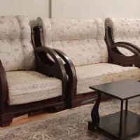 مبل راحتی ۱۲ نفره با پارچه و چوب با کیفیت|مبلمان خانگی و میز عسلی|اصفهان, گلزار|دیوار