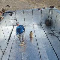 ایزوگام قیرگونی وسیمان‌ کاری