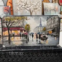 تابلو نقاشی بوم طرح رنگ باران کد۲۰۲ سایزبزرگ
