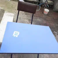 میز تحریر و صندلی تاشو کاملا سالم|میز تحریر و کامپیوتر|سیاهکل, |دیوار