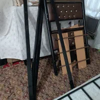 تخت دوطبقه آهنی سالم با تشک|تخت و سرویس خواب|کردکوی, |دیوار