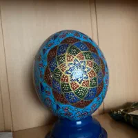 تخم شتر مرغ میناکاری