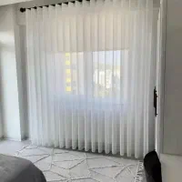 پرده ستین|پرده، رانر، رومیزی|فولادشهر, مسکن مهر فولادشهر|دیوار