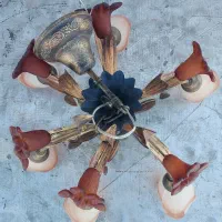 لوستر|لوستر و چراغ آویز|بیرجند, |دیوار