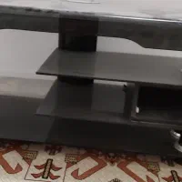 میز شیشه ای تلویزیون