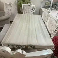 مبل سلطنتی ۷ نفره همراه ناهارخوری|مبلمان خانگی و میز عسلی|تهران, بهمن یار|دیوار