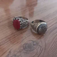 انگشتر های برنز رنگ ثابت دونه ای ۵۰۰