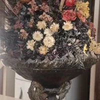 گلدان گل خشک|گل مصنوعی|بم, |دیوار