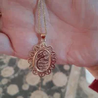 پلاک و زنجیر طلا