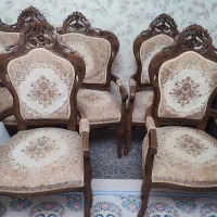 مبل 9نفر چوبی|مبلمان خانگی و میز عسلی|تبریز, |دیوار