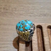 انگشتر دست ساز فیروزه