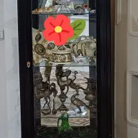 بوفه ویترین آینه دار