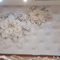 نصب انواع کاغذ دیواری و  پوستر های سه بعدی
