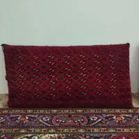 پشتی دست بافت ترکمنی|پشتی|گنبد کاووس, |دیوار