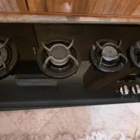 گاز رو میزی شیشه ای  برند اخوان