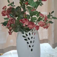 گلدان و گلهای  مصنوعی خارجی