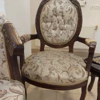 مبلمان استیل ۸ نفره چوب سالم و محکم|مبلمان خانگی و میز عسلی|آمل, |دیوار