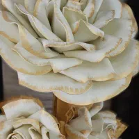 گل فومی سه شاخه پایه دار غنچه دار