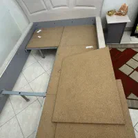 تخت‌ارژن۱۲۰،دراور ۴کشو،صندلی‌و‌آینه(تشک رایگان)