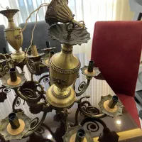 لوستر برنجی|لوستر و چراغ آویز|همدان, |دیوار