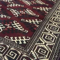 پرده ای۵متری ترکمن،خریدار فرش تبریز،کرمان، بیجارو.