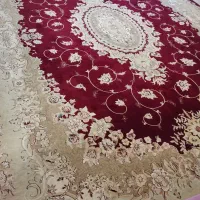 قالی،فرش ۱۲متری با طرح ابریشم