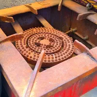 اجاق گاز چدنی مفت