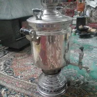 سماور قدیمی تمام برنجی گازی ۲۰لیتری|سماور، چای‌ساز، قهوه‌ساز|اهر, |دیوار