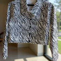 کت چرم زبرا ترک