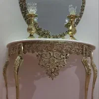 اینه شمعدان برنز