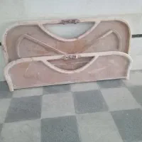 تخت‌دونفره‌خام‌‌باکلاف‌چوب