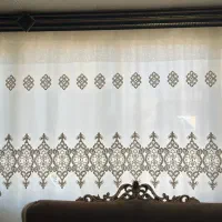 ۶متر پرده ترک ، دو عدد والان ،۶متر کتیبه