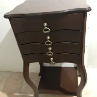 میز تلفن چوبی