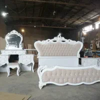 سرویس خواب ۵ تیکه //میز آرایش جلو تخت