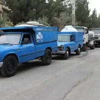 آبرسانی با تانکر 2500لیتری