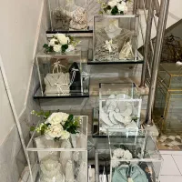 خنچه آرایی، باکس شیشه ای،استند قفس، طبق مخمل|خدمات پذیرایی، مراسم|اصفهان, ملکشهر|دیوار