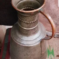 مشربه مسی قاجاری|کلکسیون اشیاء عتیقه|کرمانشاه, |دیوار