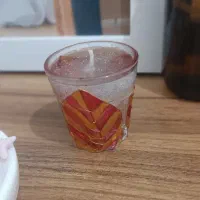 شمع ژله ای اکلیل دار رو میزی زیبا