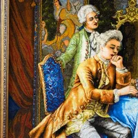 تابلو فرش شطرنج باز|تابلو فرش|ارومیه, |دیوار