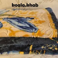 پتو زنبق یکنفره گلدار