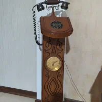 فرش گنجه تلفن کلاسیک ساعت دار