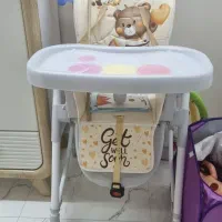 صندلی غذای کودک بی بی ماک مدل خرسی