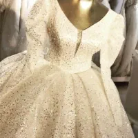 لباس عروس با تور عربی